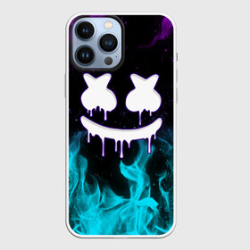 Чехол для iPhone 13 Pro Max с принтом MARSHMELLO в Екатеринбурге,  |  | america | dj | marshmello | usa | америка | маршмелло