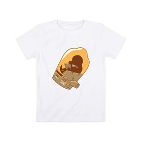 Детская футболка хлопок с принтом Bridge Baby в Екатеринбурге, 100% хлопок | круглый вырез горловины, полуприлегающий силуэт, длина до линии бедер | death stranding | kojima | дез стрендинг | кодзима