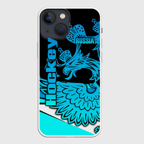 Чехол для iPhone 13 mini с принтом Hockey в Екатеринбурге,  |  | aesthetic | fashion | hero | hits | hockey | hybrid | ice | iihf worlds | league | nhl | pro | review | russia | sports | top | герб | орнамент | россия | рф | спорт | униформа | форма | хоккей