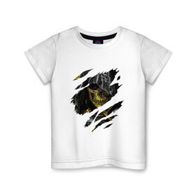 Детская футболка хлопок с принтом Higgs в Екатеринбурге, 100% хлопок | круглый вырез горловины, полуприлегающий силуэт, длина до линии бедер | death stranding | kojima | дез стрендинг | кодзима | хиггс | хигс