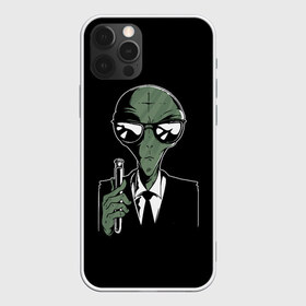 Чехол для iPhone 12 Pro Max с принтом Пришелец в Черном в Екатеринбурге, Силикон |  | alien | men in black | ufo | инопланетяне | инопланетянин | люди в черном | нло | пришелец | пришельцы