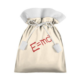 Подарочный 3D мешок с принтом E=mc2 в Екатеринбурге, 100% полиэстер | Размер: 29*39 см | dr. stone | drstone | emc2 | доктор стоун