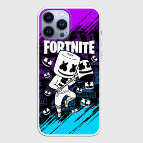 Чехол для iPhone 13 Pro Max с принтом FORTNITE MARSHMELLO | ФОРТНАЙТ НЕОН в Екатеринбурге,  |  | Тематика изображения на принте: fnchap2 | fortnite | fortnite 2 | fortnite x | marshmello | ninja | ninja hyper streamer | ninja streamer | streamer | tyler blevins | маршмелло | ниндзя | фортнайт | фортнайт 2 | фортнайт глава 2