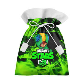 Подарочный 3D мешок с принтом BRAWL STARS LEON в Екатеринбурге, 100% полиэстер | Размер: 29*39 см | android | brawl stars | games | leon | mobile | stars | игры | леон | мобильные игры