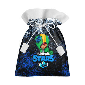 Подарочный 3D мешок с принтом BRAWL STARS LEON в Екатеринбурге, 100% полиэстер | Размер: 29*39 см | android | brawl stars | games | leon | mobile | stars | игры | леон | мобильные игры