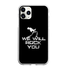 Чехол для iPhone 11 Pro матовый с принтом Queen We Will Rock You в Екатеринбурге, Силикон |  | Тематика изображения на принте: bohemian | brian | freddie | may | mercury | queen | rhapsody | roger | taylor | богемная | богемская | брайан | джон | королева | меркьюри | мэй | рапсодия | роджер | тейлор | фредди