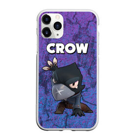 Чехол для iPhone 11 Pro Max матовый с принтом BRAWL STARS CROW в Екатеринбурге, Силикон |  | brawl stars | brawl stars crow | brawl stars crow phoenix | brawl stars leon | brawl stars leon shark | brawl stars robot spike | brawl stars spike | бравл старс