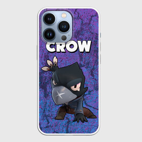 Чехол для iPhone 13 Pro с принтом BRAWL STARS CROW в Екатеринбурге,  |  | brawl stars | brawl stars crow | brawl stars crow phoenix | brawl stars leon | brawl stars leon shark | brawl stars robot spike | brawl stars spike | бравл старс