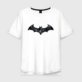 Мужская футболка хлопок Oversize с принтом Batman в Екатеринбурге, 100% хлопок | свободный крой, круглый ворот, “спинка” длиннее передней части | bat man | batman | batman comics | caped crusader | comics | dark knight | shtatjl | бетмен | брюс уэйн | бэт мен | бэтмен | тёмный рыцарь