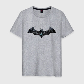 Мужская футболка хлопок с принтом Batman в Екатеринбурге, 100% хлопок | прямой крой, круглый вырез горловины, длина до линии бедер, слегка спущенное плечо. | bat man | batman | batman comics | caped crusader | comics | dark knight | shtatjl | бетмен | брюс уэйн | бэт мен | бэтмен | тёмный рыцарь