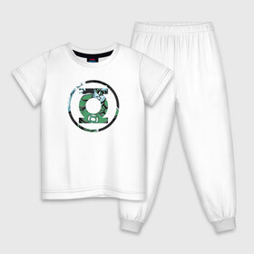 Детская пижама хлопок с принтом Green Lantern в Екатеринбурге, 100% хлопок |  брюки и футболка прямого кроя, без карманов, на брюках мягкая резинка на поясе и по низу штанин
 | Тематика изображения на принте: dc | dc comics | green lantern | shtatjl | зеленый фонарь