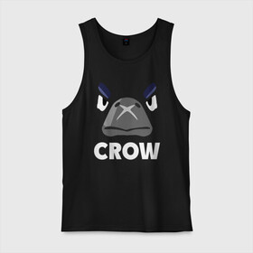 Мужская майка хлопок с принтом Brawl Stars CROW в Екатеринбурге, 100% хлопок |  | brawl | brawl stars | crow | leon | stars | бравл | бравл старс | браво старс | ворон | ворона | игра | компьютерная | костюм | кофта | кров | леон | онлайн | старс