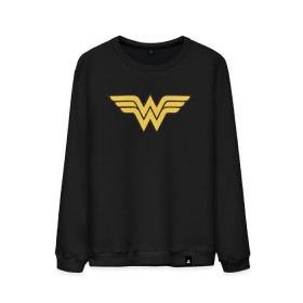 Мужской свитшот хлопок с принтом Wonder Woman в Екатеринбурге, 100% хлопок |  | dc | dc comics | diana prince | wonder woman | вандер вуман | вондер вуман | диана принс | супер женщина | чудо женщина