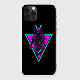 Чехол для iPhone 12 Pro Max с принтом Samurai Retro Neon в Екатеринбурге, Силикон |  | neon | retro | retrowave | samurai | warior | wave | воин | воины | войны | гладиатор | неон | ретро | ретровейв | рэтро | самураи | самурай