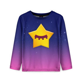 Детский лонгслив 3D с принтом SANDY SPACE - BRAWL STARS в Екатеринбурге, 100% полиэстер | длинные рукава, круглый вырез горловины, полуприлегающий силуэт
 | brawl | bull | colt | crow | game | games | leon | online | penny | poco | sandy | shelly | spike | star | stars | wanted | брав | бравл | браво | звезда | звезды | игра | игры | лого | онлайн | сенди | старс | сэнди