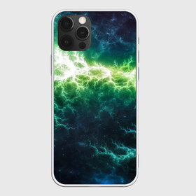 Чехол для iPhone 12 Pro Max с принтом Фрактальная молния в Екатеринбурге, Силикон |  | abstract | colors | dark | fractal | lightning | space | абстракция | космос | краски | молния | свечение | тёмный | фрактал