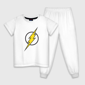 Детская пижама хлопок с принтом Flash в Екатеринбурге, 100% хлопок |  брюки и футболка прямого кроя, без карманов, на брюках мягкая резинка на поясе и по низу штанин
 | barry allen | dc | dc comics | flash | барри аллен | флеш | флэш