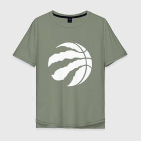 Мужская футболка хлопок Oversize с принтом Toronto Raptors W в Екатеринбурге, 100% хлопок | свободный крой, круглый ворот, “спинка” длиннее передней части | nba | raptors | toronto | toronto raptors | баскетбол | нба | рэпторс | торонто | торонто рэпторс