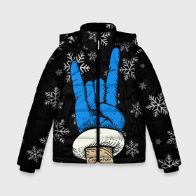 Зимняя куртка для мальчиков 3D с принтом Рок Снегурочка в Екатеринбурге, ткань верха — 100% полиэстер; подклад — 100% полиэстер, утеплитель — 100% полиэстер | длина ниже бедра, удлиненная спинка, воротник стойка и отстегивающийся капюшон. Есть боковые карманы с листочкой на кнопках, утяжки по низу изделия и внутренний карман на молнии. 

Предусмотрены светоотражающий принт на спинке, радужный светоотражающий элемент на пуллере молнии и на резинке для утяжки | Тематика изображения на принте: happy new year | santa | дед мороз | каникулы | мороз | новогодний свитер | новый год | оливье | праздник | рождество | санта клаус | свитер новогодний | снег | снегурочка | снежинки