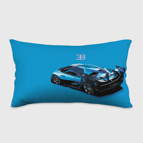 Подушка 3D антистресс с принтом Bugatti в Екатеринбурге, наволочка — 100% полиэстер, наполнитель — вспененный полистирол | состоит из подушки и наволочки на молнии | bugatti | car | italy | motorsport | prestige | автомобиль | автоспорт | бугатти | италия | престиж