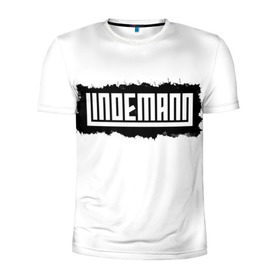 Мужская футболка 3D спортивная с принтом Lindemann в Екатеринбурге, 100% полиэстер с улучшенными характеристиками | приталенный силуэт, круглая горловина, широкие плечи, сужается к линии бедра | lindemann | metall | till | линдеманн | металл | тиль | тиль линдеманн