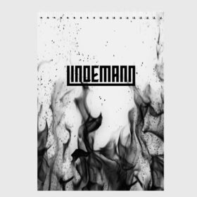 Скетчбук с принтом LINDEMANN в Екатеринбурге, 100% бумага
 | 48 листов, плотность листов — 100 г/м2, плотность картонной обложки — 250 г/м2. Листы скреплены сверху удобной пружинной спиралью | Тематика изображения на принте: industrial | metal | paul l | rammstein | till lindemann | альтернативный рок | германия | кристиан лоренц | музыка | немцы | оливер ридель | пауль ландерс | рихард круспе | рок | тилль линдеманн