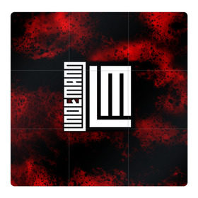 Магнитный плакат 3Х3 с принтом Lindemann в Екатеринбурге, Полимерный материал с магнитным слоем | 9 деталей размером 9*9 см | lindemann | metall | till | линдеманн | металл | тиль | тиль линдеманн