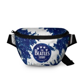 Поясная сумка 3D с принтом The Beatles в Екатеринбурге, 100% полиэстер | плотная ткань, ремень с регулируемой длиной, внутри несколько карманов для мелочей, основное отделение и карман с обратной стороны сумки застегиваются на молнию | beatles | the beatles | битлз | битлс | музыка