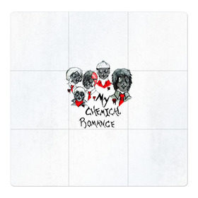 Магнитный плакат 3Х3 с принтом My Chemical Romance в Екатеринбурге, Полимерный материал с магнитным слоем | 9 деталей размером 9*9 см | 