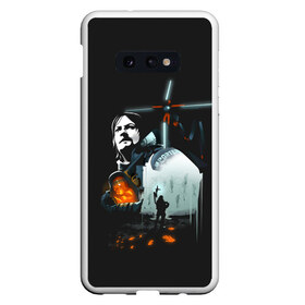 Чехол для Samsung S10E с принтом Death Stranding в Екатеринбурге, Силикон | Область печати: задняя сторона чехла, без боковых панелей | daryl | death | death stranding | game | genius | hideo kojima | kojima productions | гений | дэрил | игра | норман ридус | хидэо кодзима