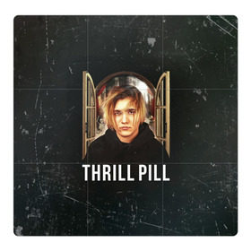 Магнитный плакат 3Х3 с принтом THRILL PILL - Грустная Песня в Екатеринбурге, Полимерный материал с магнитным слоем | 9 деталей размером 9*9 см | Тематика изображения на принте: fuelle | logo | music | noir | pil | pill | rap | raper | symbol | thril | thrill | tril | trill | дамб | лого | музыка | пил | пилл | рэп | рэппер | сам | символ | трил | трилл | тхрил | тхрилл | фотографии | щит