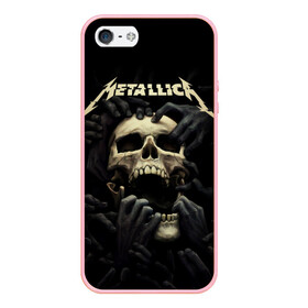 Чехол для iPhone 5/5S матовый с принтом Metallica в Екатеринбурге, Силикон | Область печати: задняя сторона чехла, без боковых панелей | heavy metal | metal | metallica | гитара | группы | метал | металлика | музыка | рок | трэш метал | хєви метал