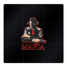 Магнитный плакат 3Х3 с принтом Mafia в Екатеринбурге, Полимерный материал с магнитным слоем | 9 деталей размером 9*9 см | game | mafia | mafia ii | the city of lost heaven | витто скалетта | игра | игры | мафия | томми анджело
