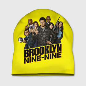 Шапка 3D с принтом Brooklyn Nine-Nine в Екатеринбурге, 100% полиэстер | универсальный размер, печать по всей поверхности изделия | Тематика изображения на принте: 9 9 | 99 | andy | beatriz | brooklyn | detective | diaz | jake | nine nine | peralta | rosa | samberg | stephanie | беатрис | бруклин | детектив | джейк | перальта | роза | стефани | сэмберг | энди