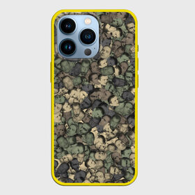 Чехол для iPhone 13 Pro с принтом Камуфляж Зеленый Слоник в Екатеринбурге,  |  | лица | лицо | милитари | паттрен | слон | фильм | хаки