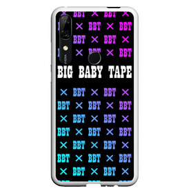 Чехол для Honor P Smart Z с принтом BIG BABY TAPE в Екатеринбурге, Силикон | Область печати: задняя сторона чехла, без боковых панелей | Тематика изображения на принте: baby | bbt | big | dragonborn | dragons | gimme | logo | lost | luv | rap | raper | symbol | tape | the | trap | взял | дракон | драконы | лого | русский | рэп | рэппер | символ | твою