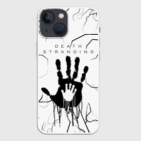 Чехол для iPhone 13 mini с принтом DEATH STRANDING в Екатеринбурге,  |  | bridges uca | death stranded | death stranding | fragile express. | kojima productions | mikkelsen | void if tampered | кодзима гений | мадс миккельсен