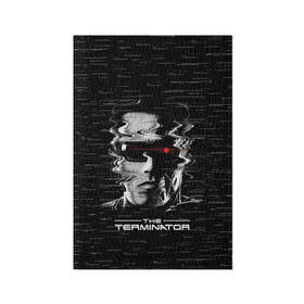 Обложка для паспорта матовая кожа с принтом The Terminator в Екатеринбурге, натуральная матовая кожа | размер 19,3 х 13,7 см; прозрачные пластиковые крепления | arnold | connor | john | robot | schwarzenegger | skynet | t 800 | terminator | арнольд | джон | коннор | ликвидатор | небесная | робот | сеть | скайнет | терминатор | шварценеггер