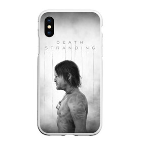 Чехол для iPhone XS Max матовый с принтом Death Stranding в Екатеринбурге, Силикон | Область печати: задняя сторона чехла, без боковых панелей | death stranding | kojima | игры | хидэо кодзима