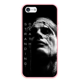 Чехол для iPhone 5/5S матовый с принтом Death Stranding в Екатеринбурге, Силикон | Область печати: задняя сторона чехла, без боковых панелей | death stranding | kojima | игры | хидэо кодзима