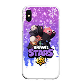 Чехол для iPhone XS Max матовый с принтом Новогодний Brawl Stars Nita в Екатеринбурге, Силикон | Область печати: задняя сторона чехла, без боковых панелей | Тематика изображения на принте: 2020 | brawl | brawl stars | christmas | new year | nita | stars | бравл старс | брол старс | нита | новогодний | новый год | рождество