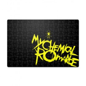 Пазл магнитный 126 элементов с принтом My Chemical Romance в Екатеринбурге, полимерный материал с магнитным слоем | 126 деталей, размер изделия —  180*270 мм | 