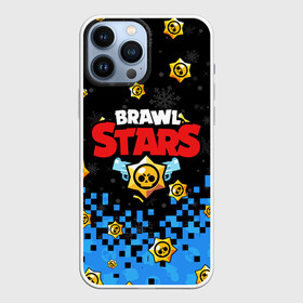 Чехол для iPhone 13 Pro Max с принтом НОВОГОДНИЙ BRAWL STARS в Екатеринбурге,  |  | 8 bit | 8 бит. | 8bit | brawl stars | brawl stars новогодний | colt | crow | leon | penny | poco | shelly | spike | wanted | брав | бравл старс | звезды | леон | новый год | старс