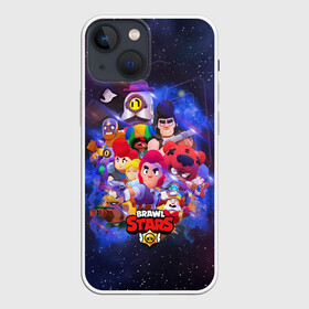 Чехол для iPhone 13 mini с принтом BRAWL STARS   SPACE в Екатеринбурге,  |  | Тематика изображения на принте: brawl | bull | colt | crow | game | games | leon | online | penny | poco | sandy | shelly | spike | star | stars | брав | бравл | браво | ворон | звезда | звезды | игра | игры | кроу | лого | онлайн | сенди | старс | сэнди