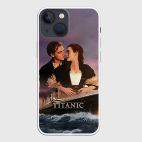 Чехол для iPhone 13 mini с принтом Titanic в Екатеринбурге,  |  | Тематика изображения на принте: cameron | dawson | dicaprio | jack | james | kate | leonardo | liner | ocean | rose | titanic | джеймс | джек | дикаприо | доусон | кейт | кэмерон | лайнер | леонардо | океан | роза | титаник | уинслет