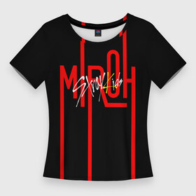 Женская футболка 3D Slim с принтом MIROH   Stray Kids в Екатеринбурге,  |  | 3racha | i.n | jyp nation | k pop | kpop | skz | stray kids | к поп | кпоп | ли ноу | скз | страй кидс | стрэй кидс | сынмина | уджин | феликса | хана | хёнджина | чана | чанбина