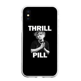 Чехол для iPhone XS Max матовый с принтом Thrill pill в Екатеринбурге, Силикон | Область печати: задняя сторона чехла, без боковых панелей | Тематика изображения на принте: pill | thrill | thrill pill | пилл | тимур самедов | трилл | трилл пилл