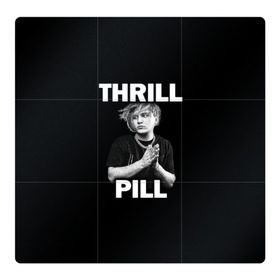 Магнитный плакат 3Х3 с принтом Thrill pill в Екатеринбурге, Полимерный материал с магнитным слоем | 9 деталей размером 9*9 см | pill | thrill | thrill pill | пилл | тимур самедов | трилл | трилл пилл