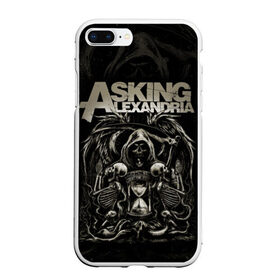 Чехол для iPhone 7Plus/8 Plus матовый с принтом Asking Alexandria в Екатеринбурге, Силикон | Область печати: задняя сторона чехла, без боковых панелей | asking alexandria | аскинг александриа | группы | метал | музыка | рок | хэви метал | электроникор