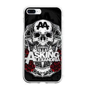 Чехол для iPhone 7Plus/8 Plus матовый с принтом Asking Alexandria в Екатеринбурге, Силикон | Область печати: задняя сторона чехла, без боковых панелей | asking alexandria | аскинг александриа | группы | метал | музыка | рок | хэви метал | электроникор